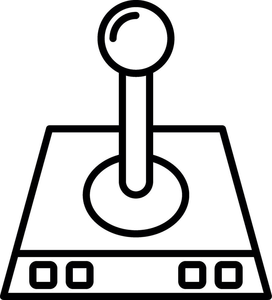 Classic Gaming Joystick vector