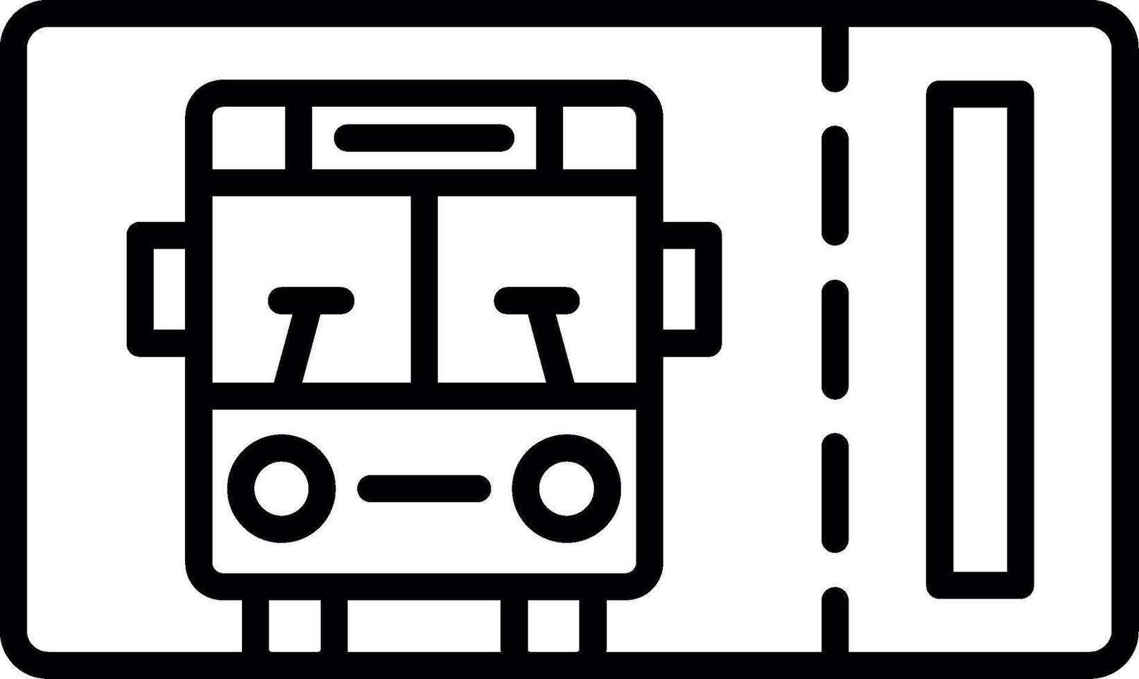 Printed Bus Ticket vector