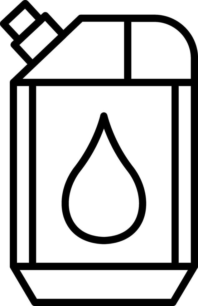 Liquid Storage Canister Container vector