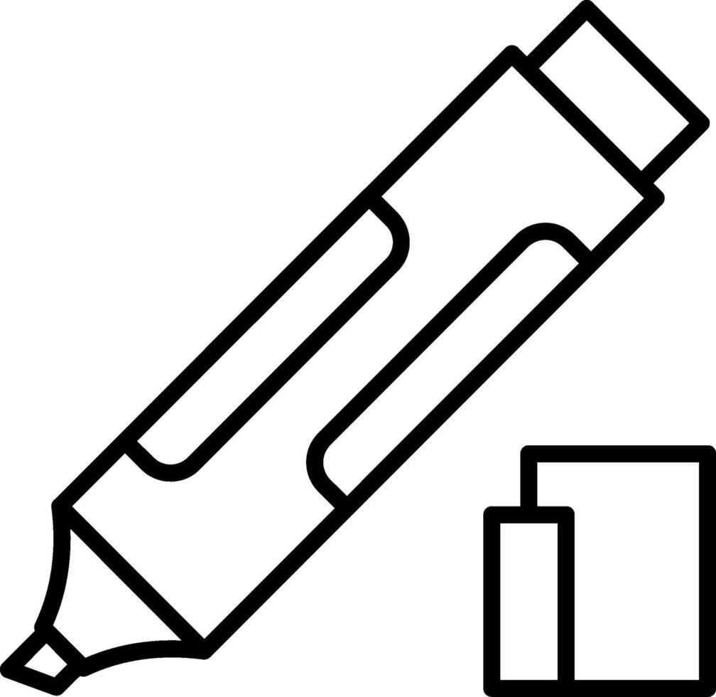 Whiteboard Marker icon vector