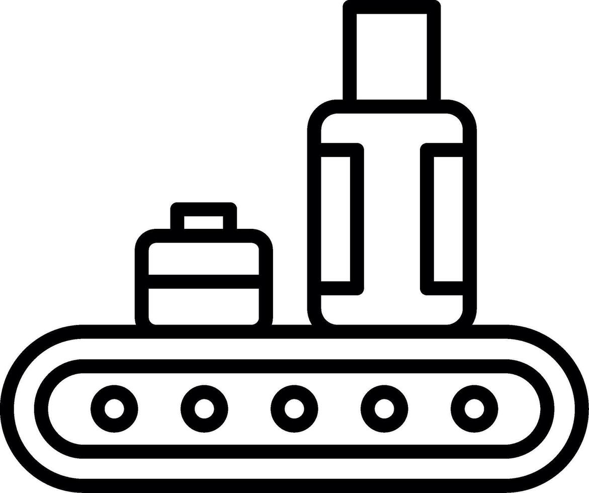 Baggage Claim Carousel vector