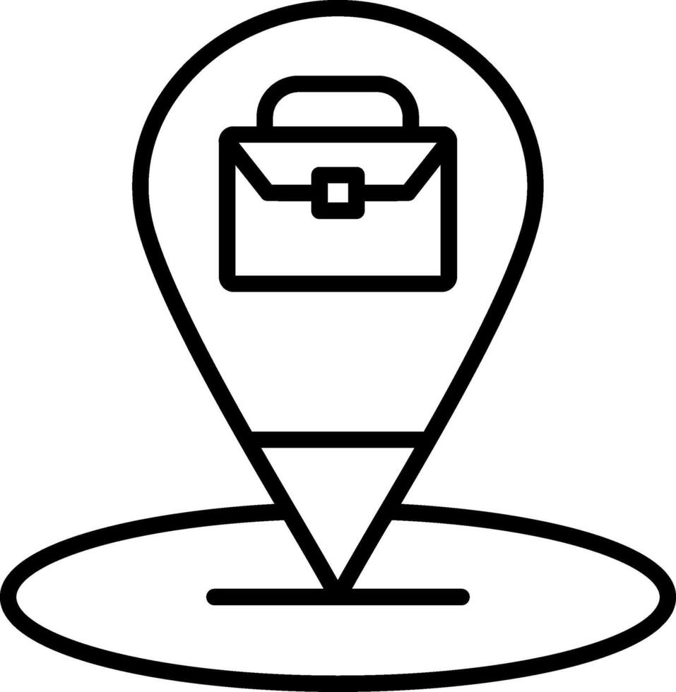 Job Posting Location Pin vector