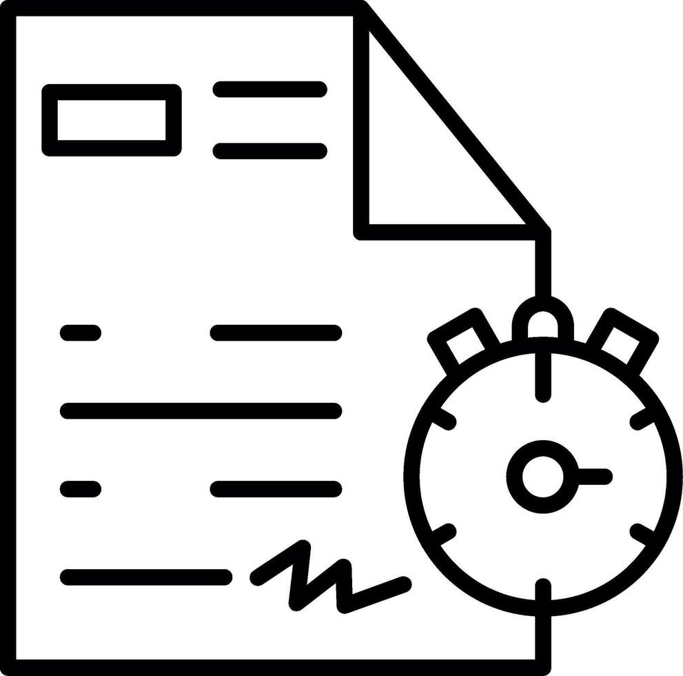 Project Completion Final Deadline vector
