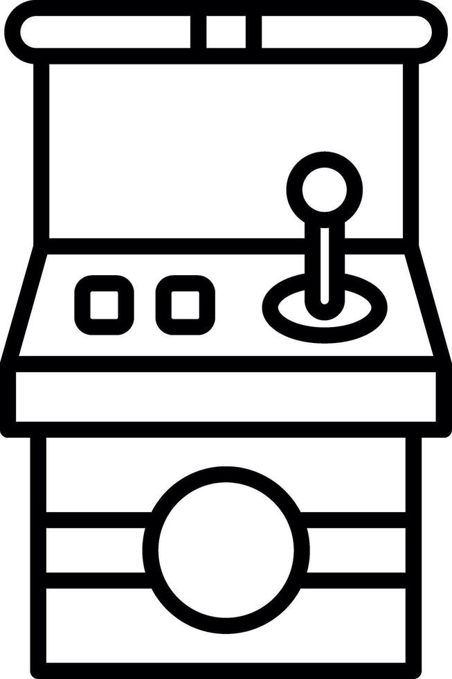 Retro Arcade Machine vector