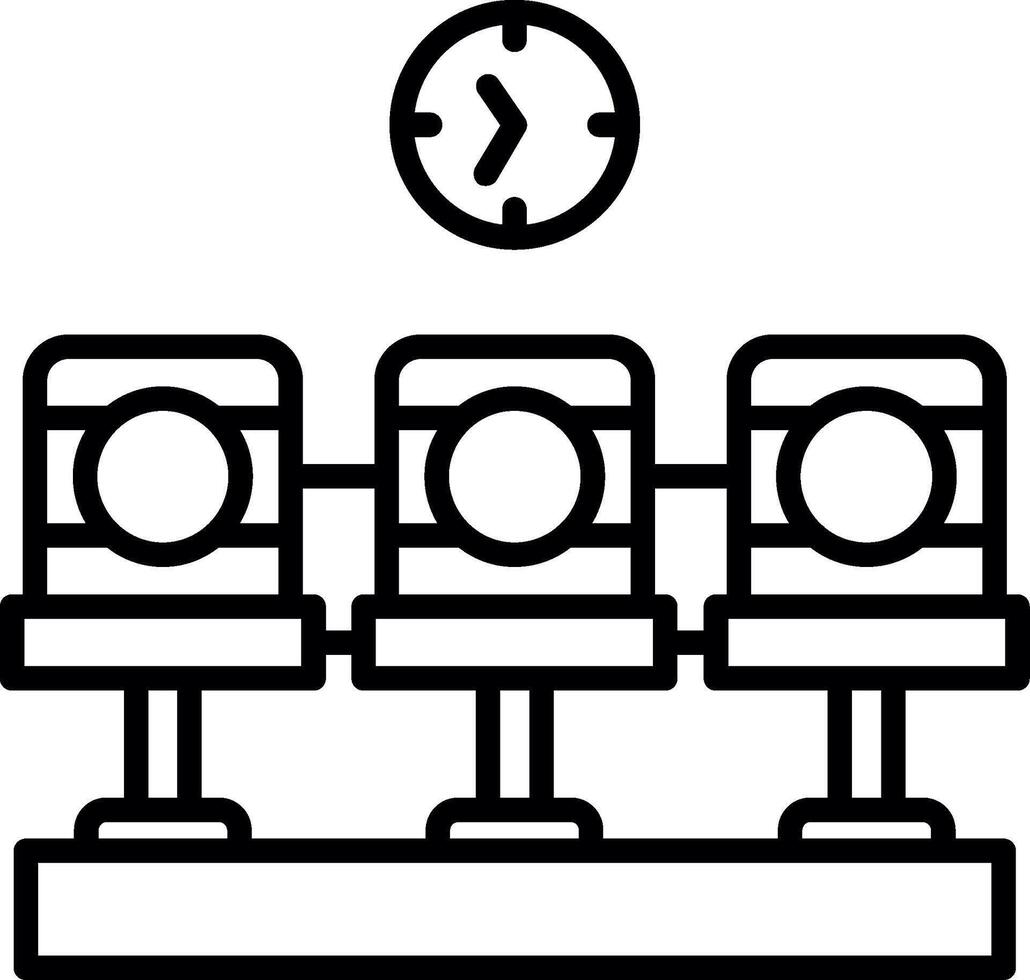 General Passenger Waiting Area vector