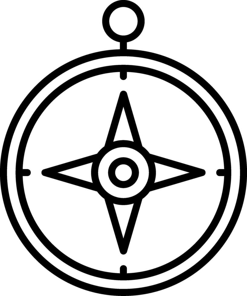 Geometric Drawing Compass vector