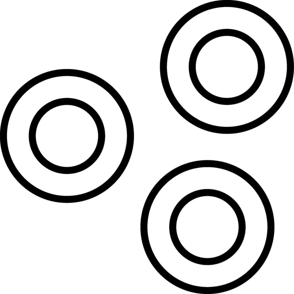 Circular Flat Washer vector