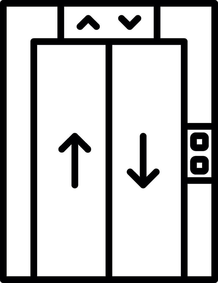 Vertical Transport Elevator vector
