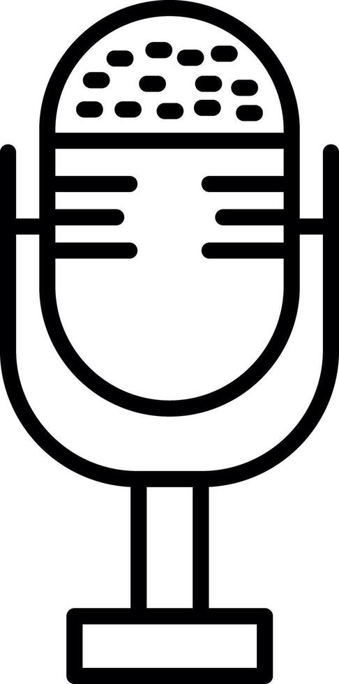 Studio Quality Streaming Microphone vector