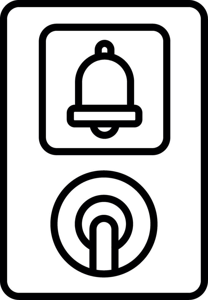 Platform Emergency Intercom Panel vector