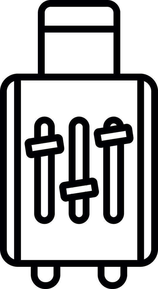 Checked Passenger Luggage vector