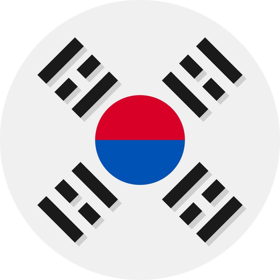 Flag of South Korea vector