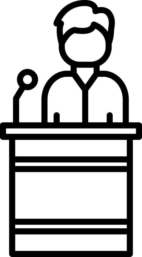 Job Fair Guest Speaker vector