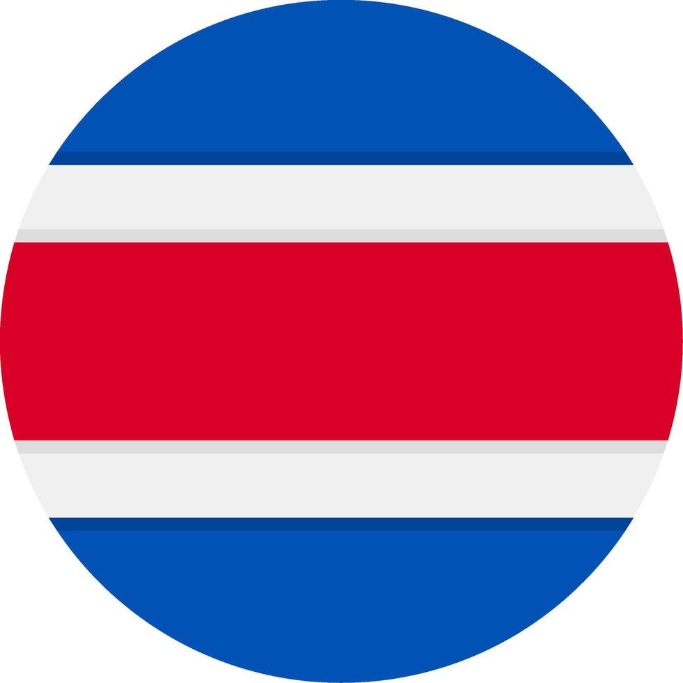 Flag of Costa Rica vector