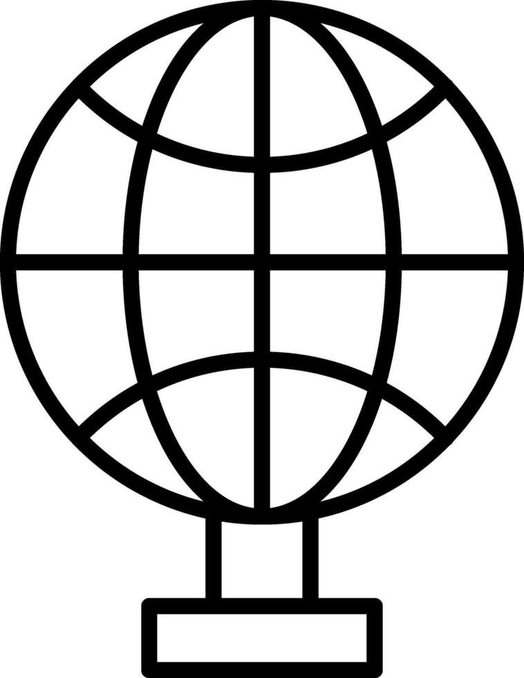 Rotating World Globe vector
