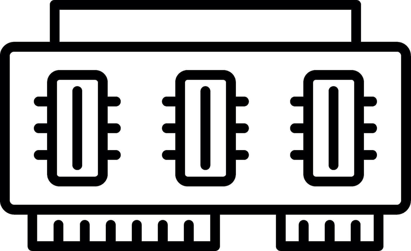 High Speed RAM for Gaming vector