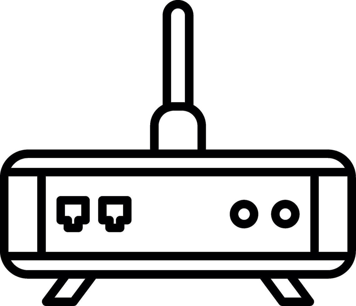 High Speed Gaming Router vector