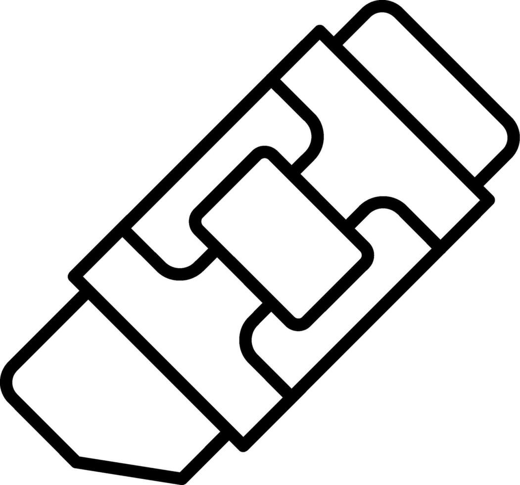 Rubber Ink Eraser vector
