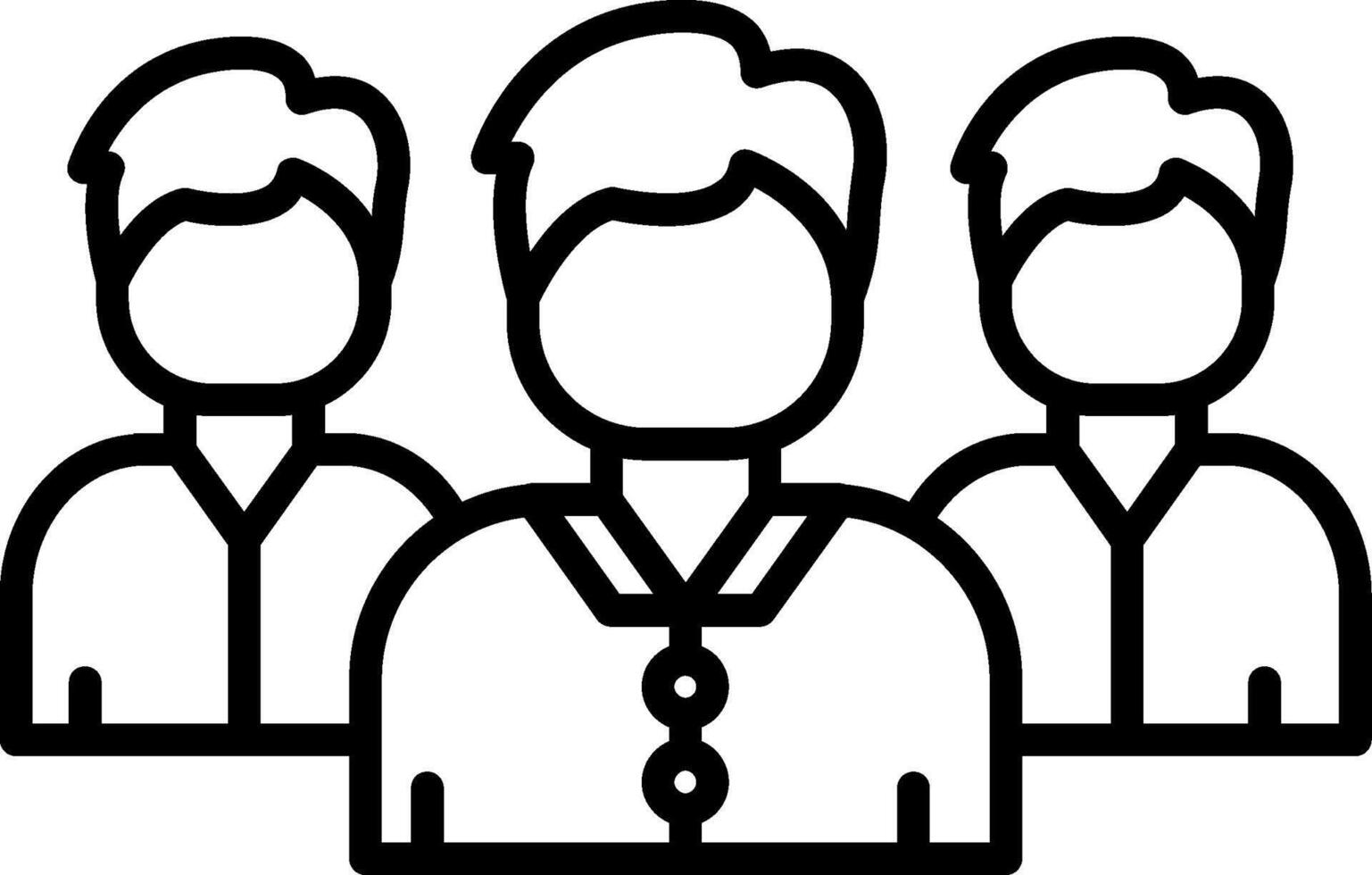 Job Seekers Group Icon vector