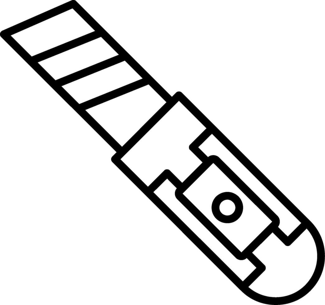 Folding Utility Knife vector
