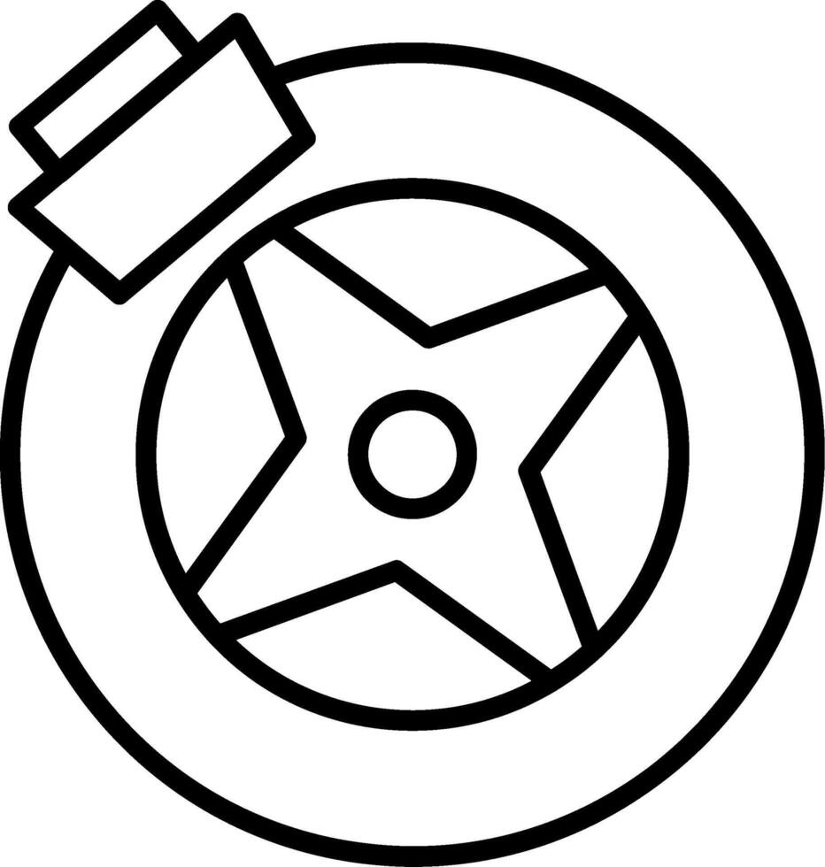 Ventilated Brake Disc vector