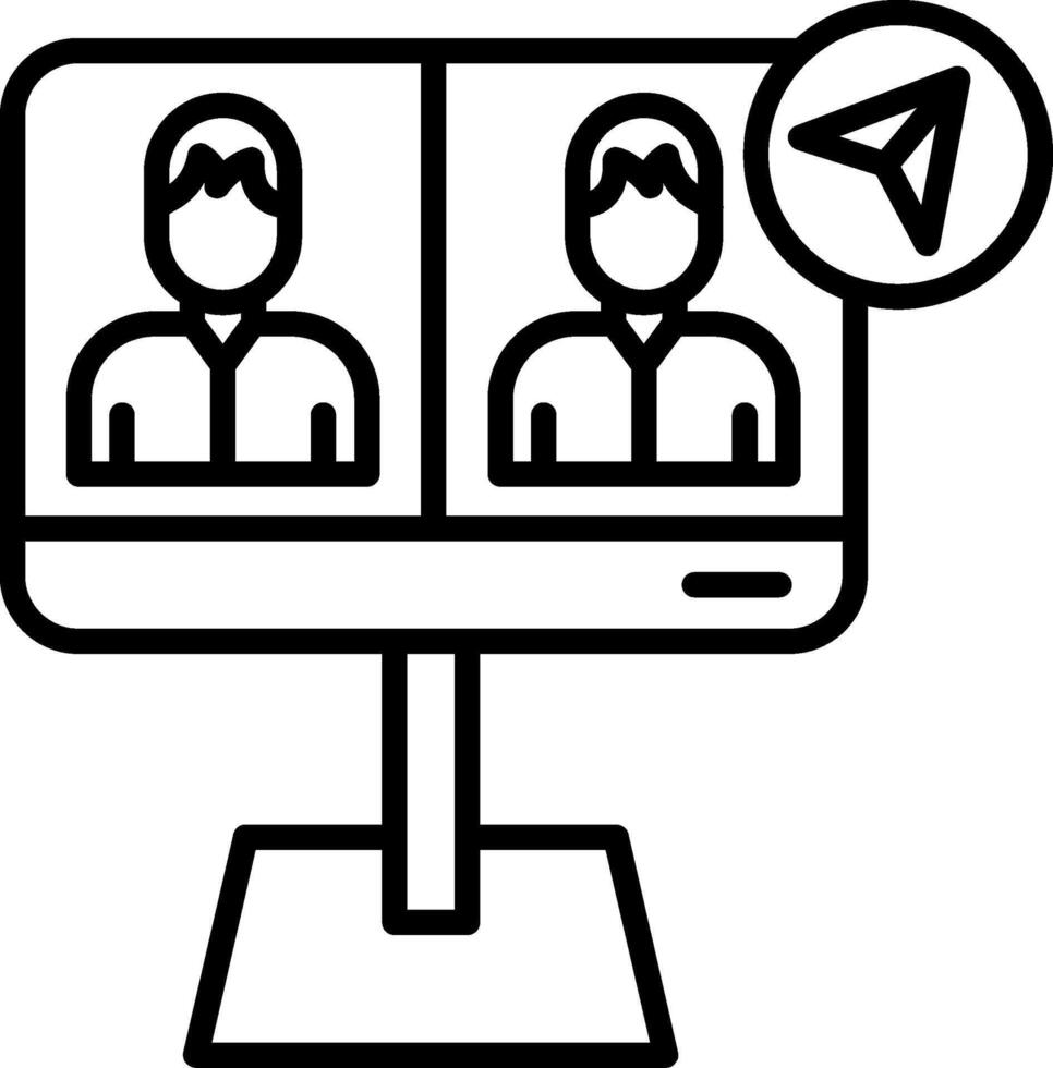 Real Time Screen Sharing vector
