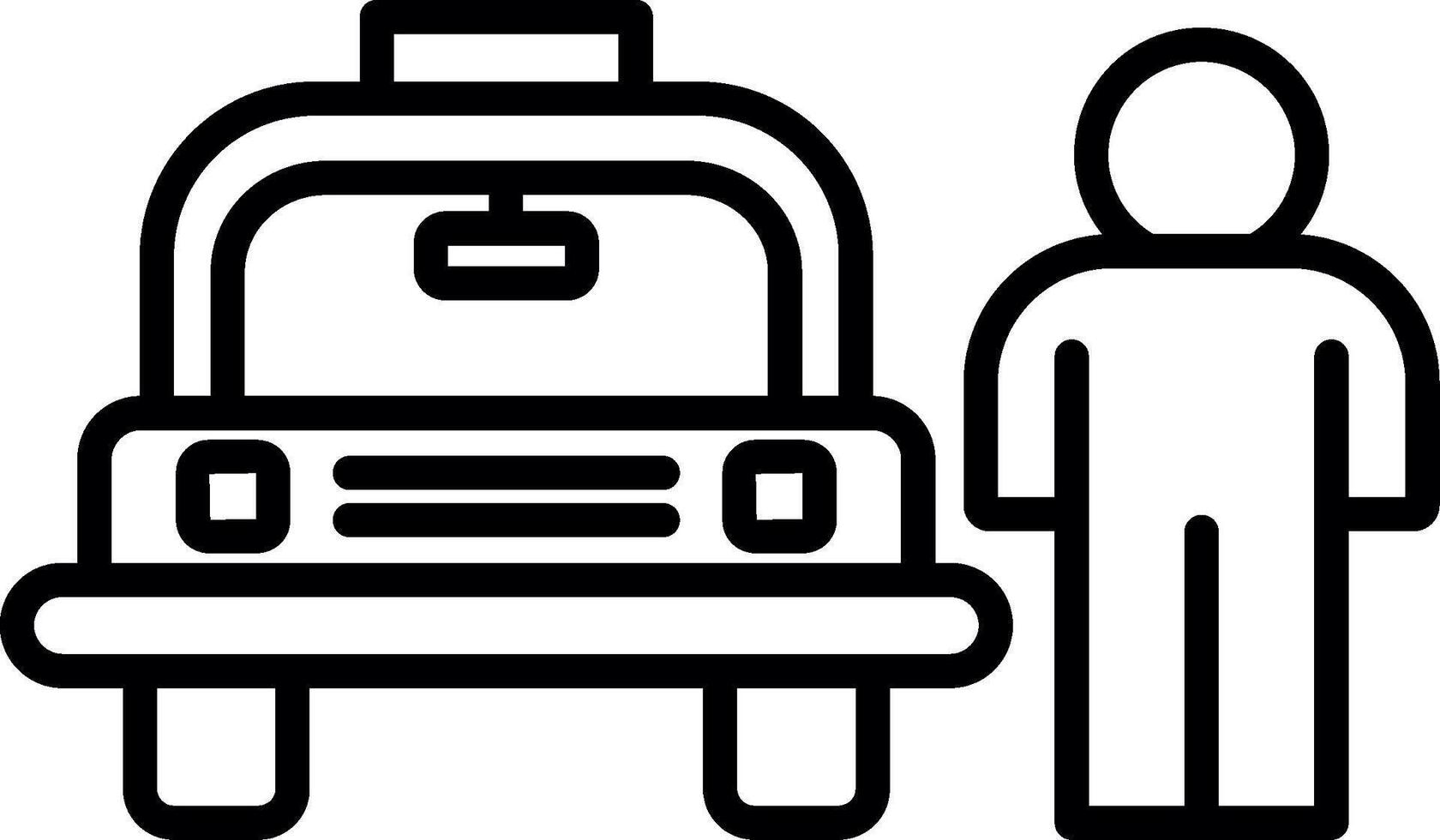 Professional Valet Parking Service vector