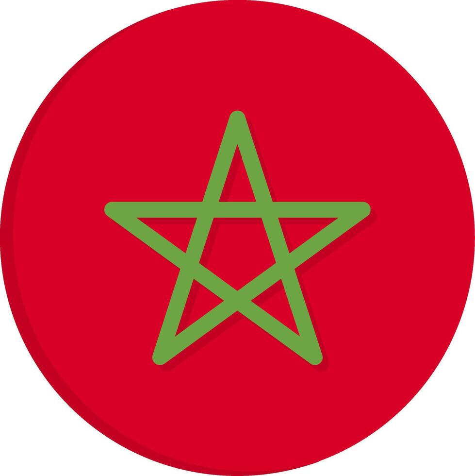 Flag of Morocco vector
