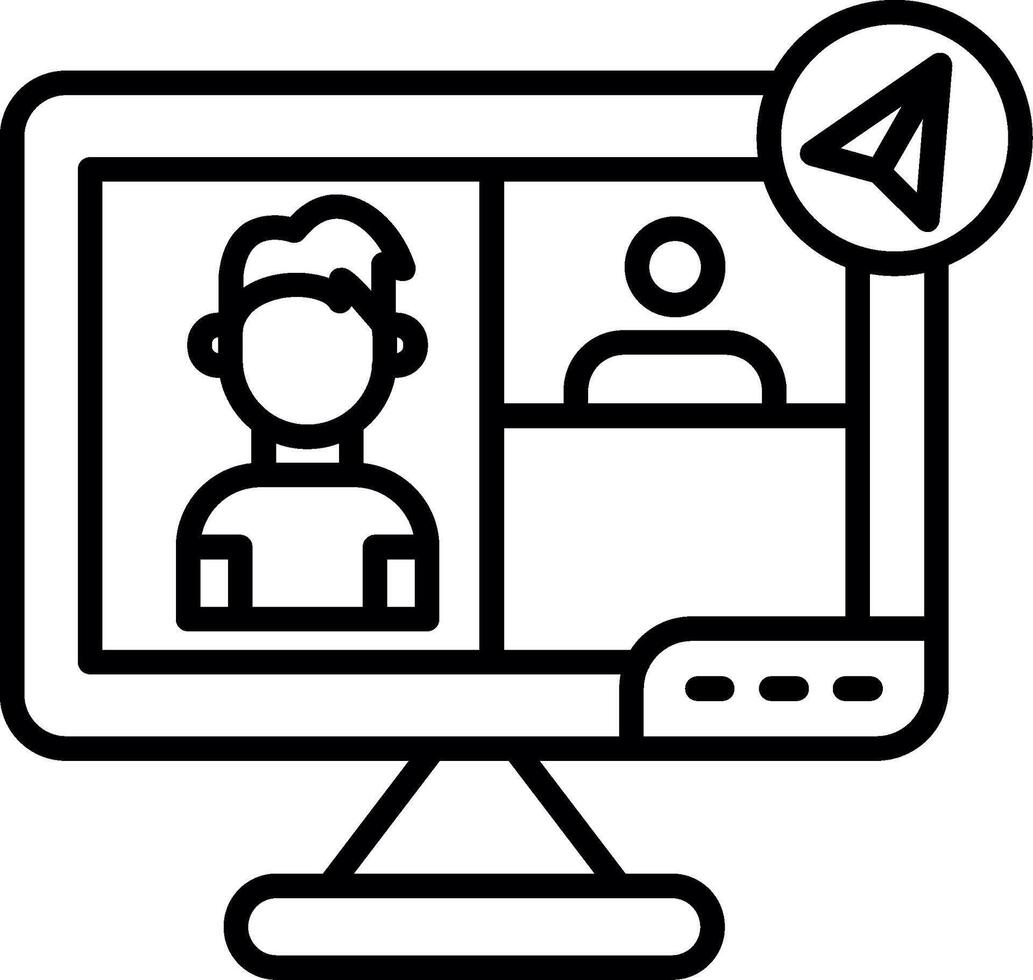 Screen Sharing Tool vector