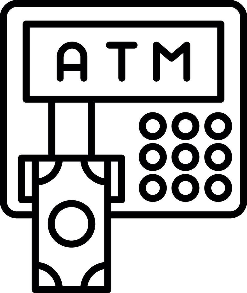 Station ATM Machine vector