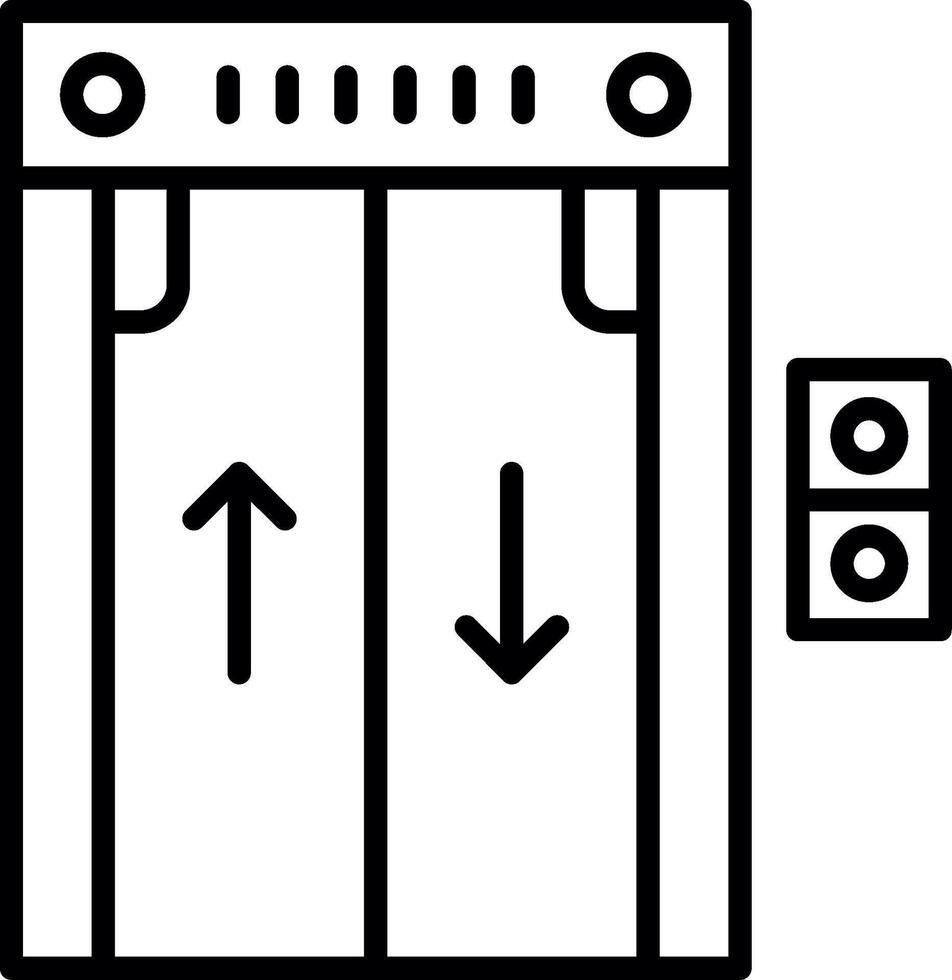 Multi Level Passenger Elevator vector