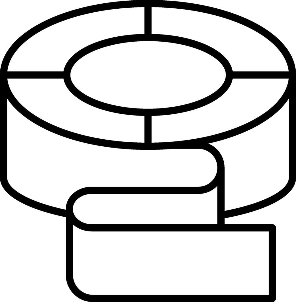 Transparent Adhesive Tape vector