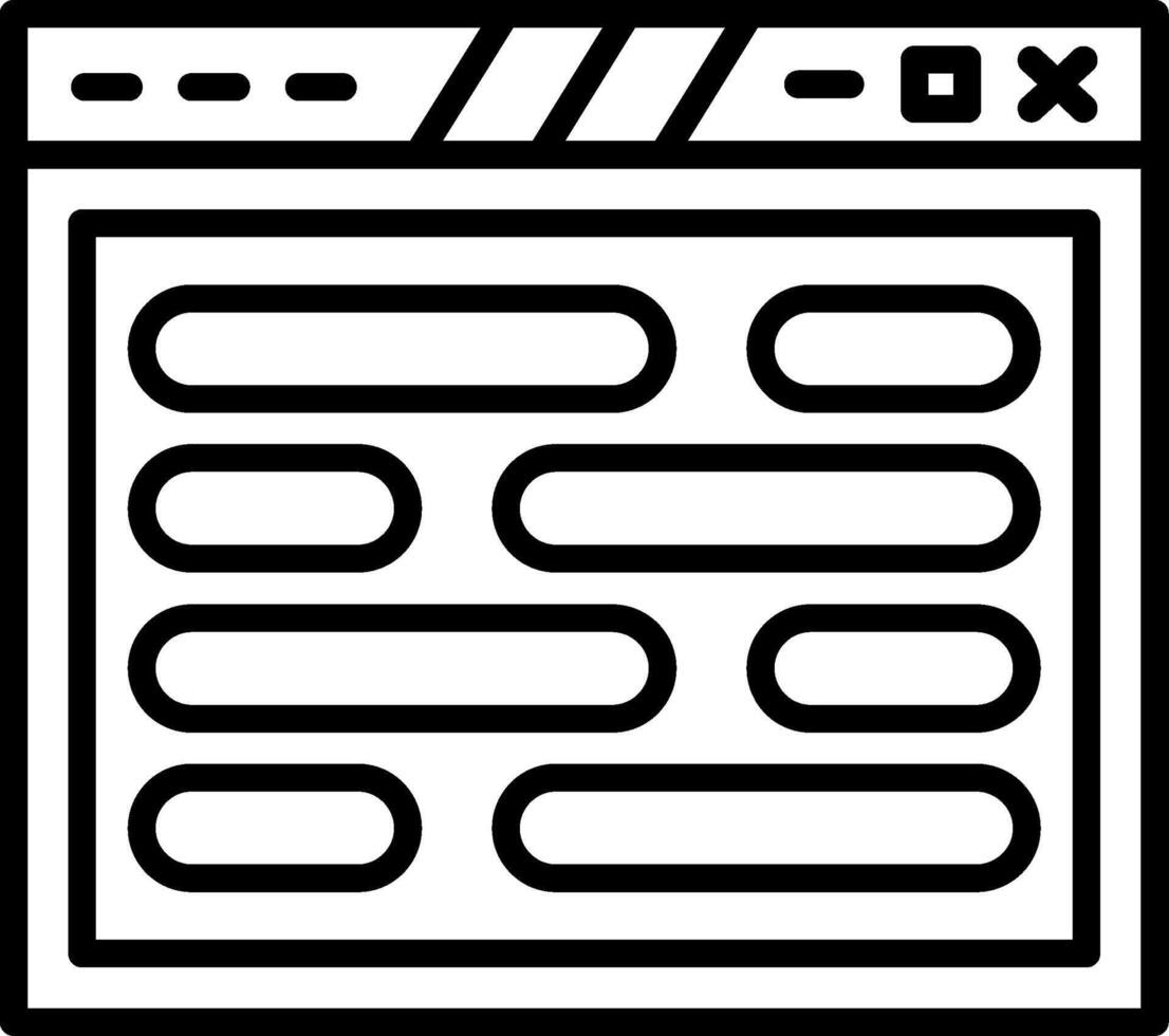 Custom Web Input Form vector
