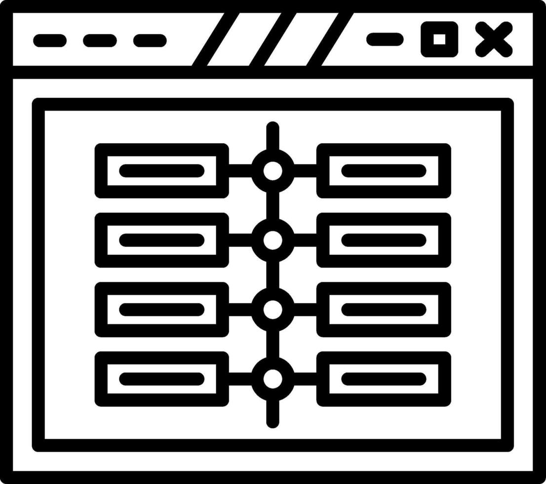 Visual Project Timeline Graphic vector