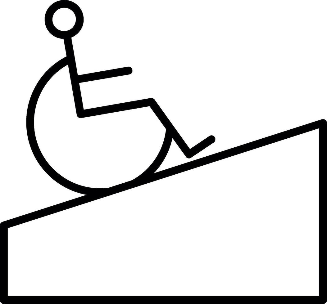 Accessibility Boarding Ramp vector