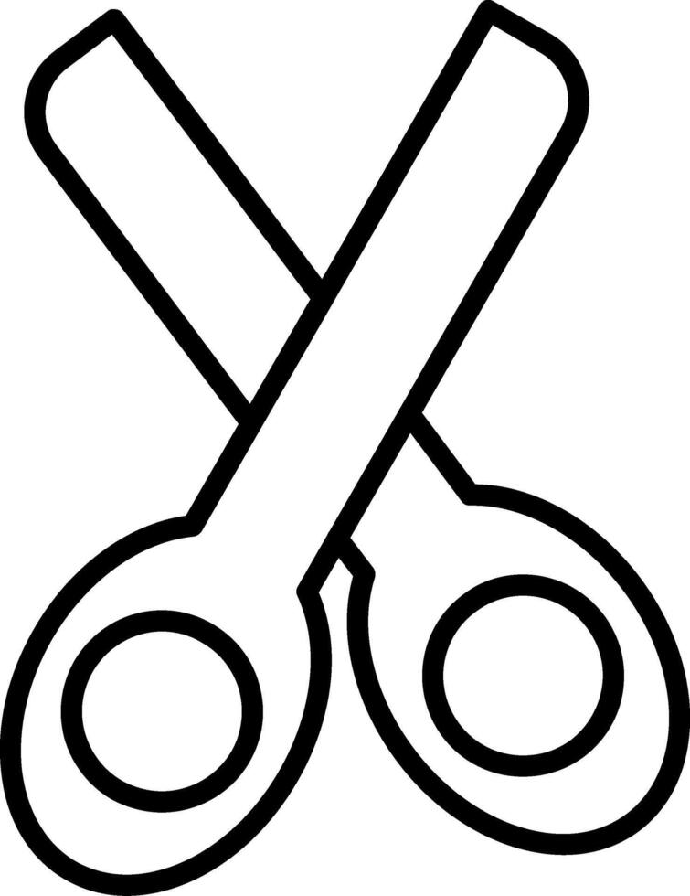 Stainless Steel Scissors icon vector