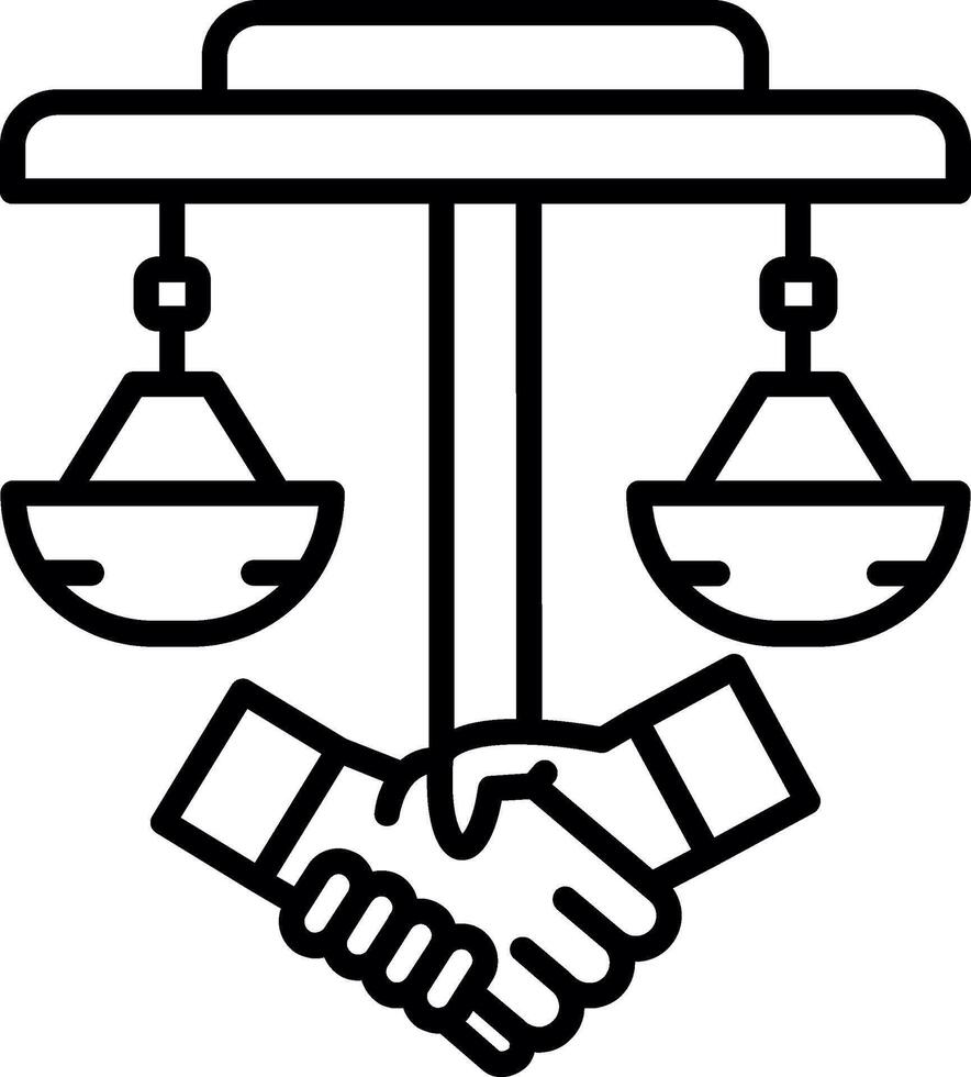 Conflict Dispute Resolution vector