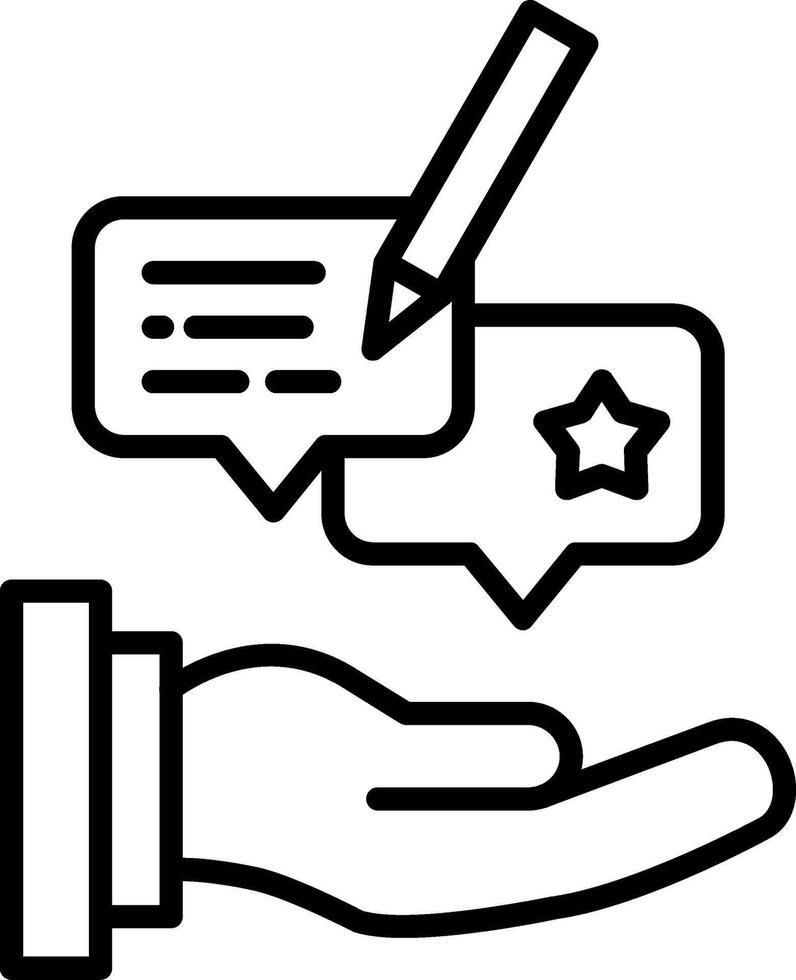 Sent Feedback Request Form vector