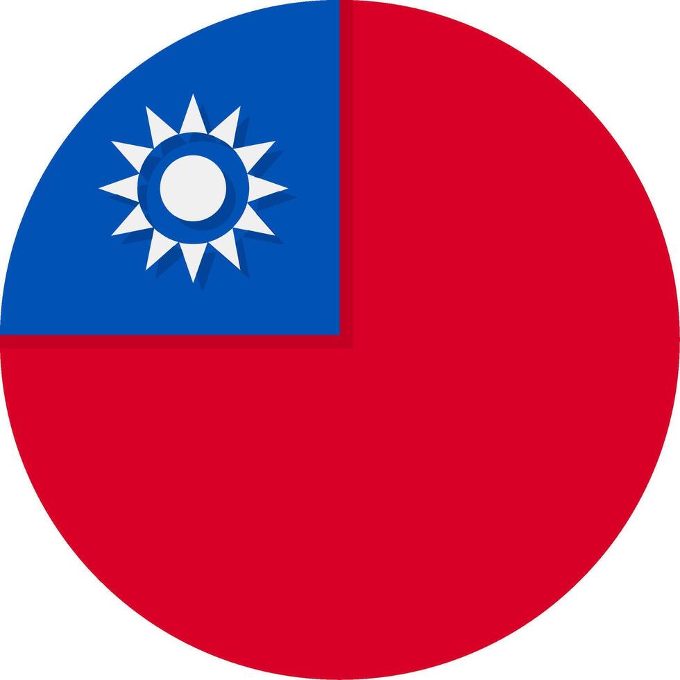 Flag of Taiwan vector