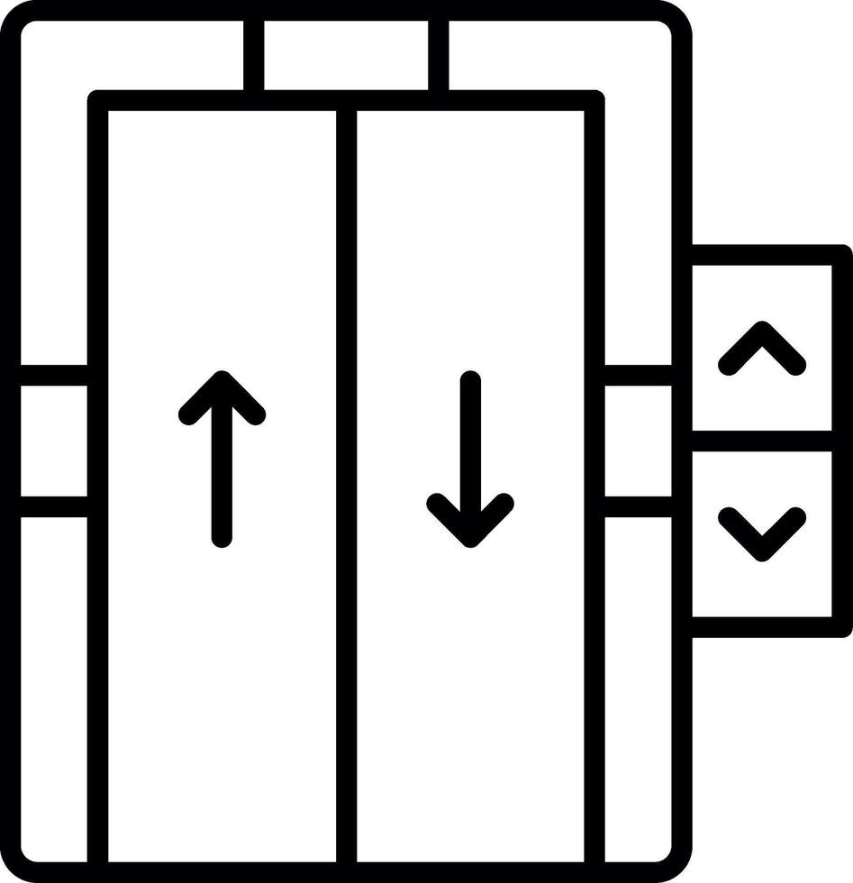 Passenger Elevator Lift vector