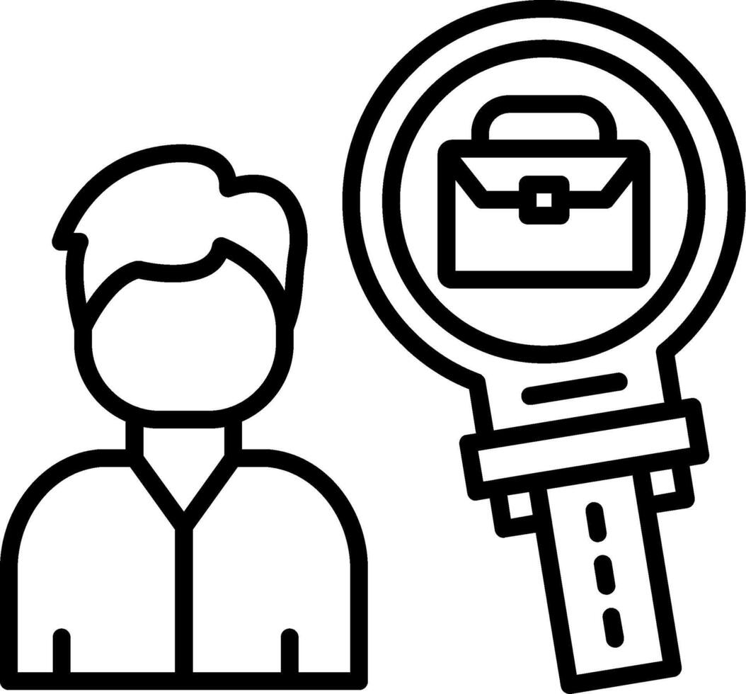 Professional Job Seeker Avatar vector