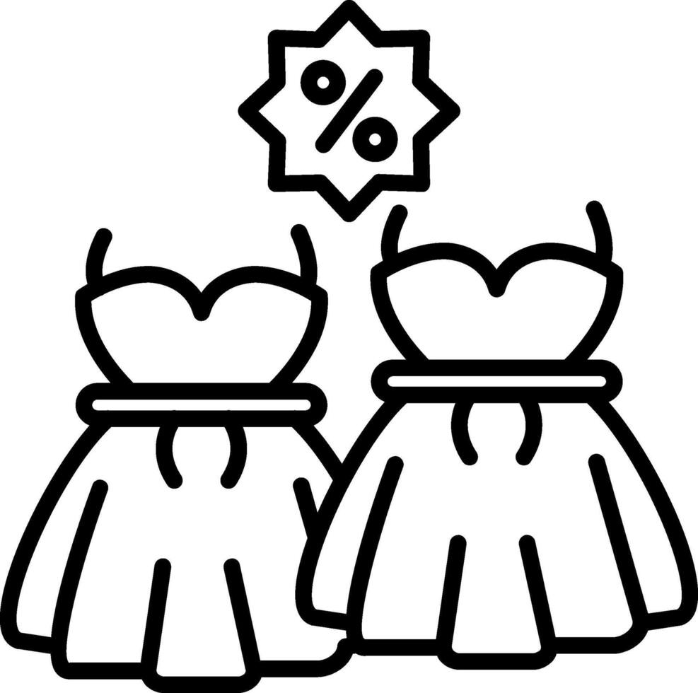Buy One Free Dress vector