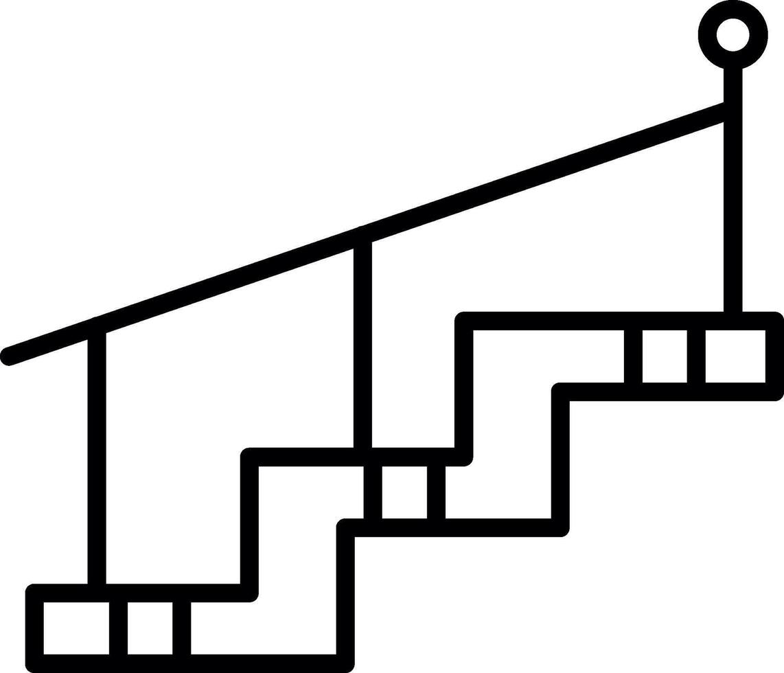Platform Safety Handrails vector