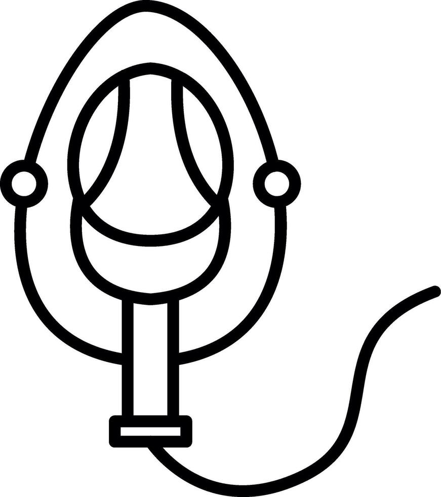 Drop Down Oxygen Mask Unit vector