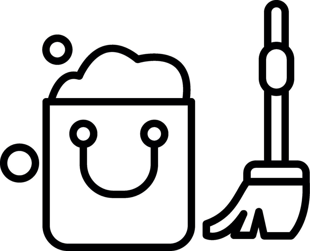 Subway Janitorial Cleaning Team vector