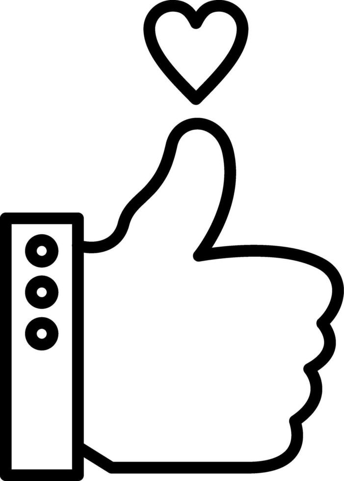 Like Social Post vector