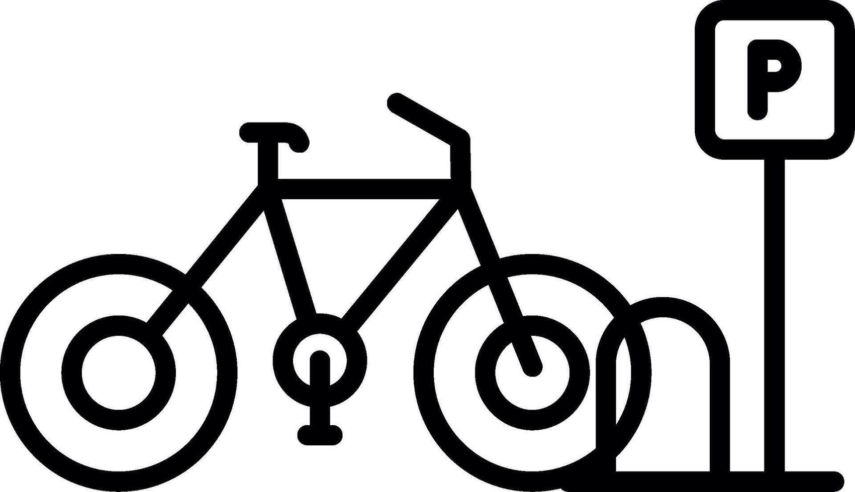 Bicycle Storage Rack vector