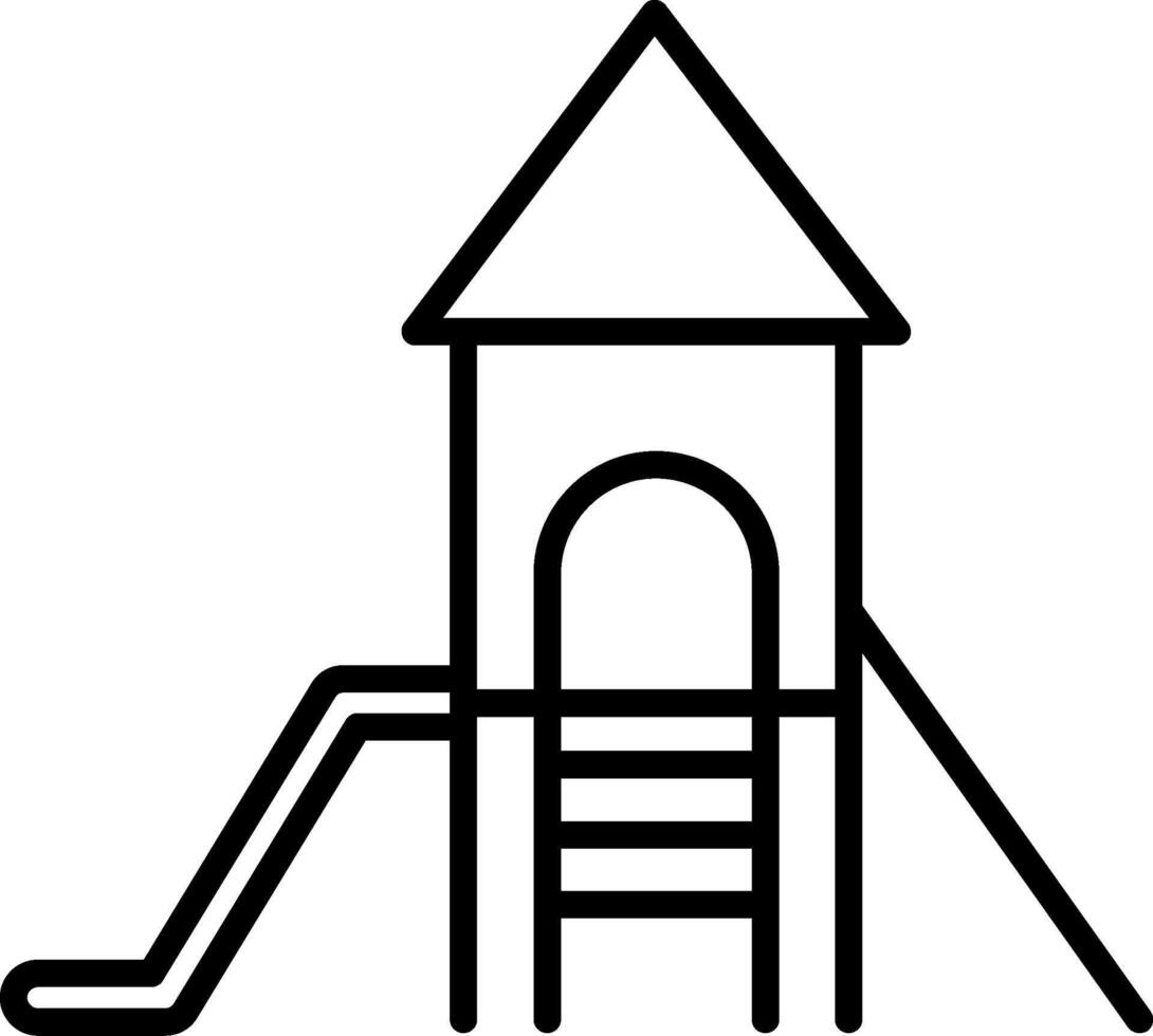 Outdoor Playground Area vector