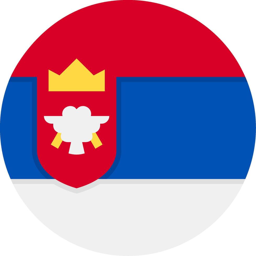 Flag of Serbia vector
