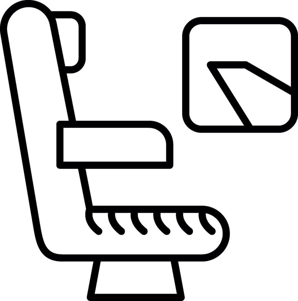 Convenient Aisle Seat Position vector